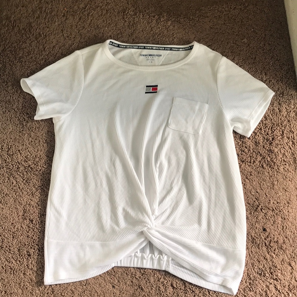 Tommy Hilfiger white sport top